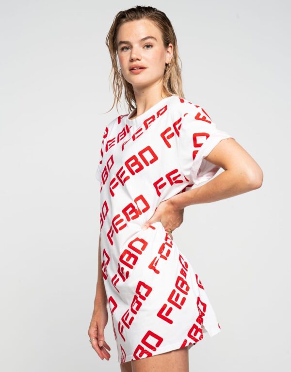 Het FEBO Snackshirt Wit - Afbeelding 4