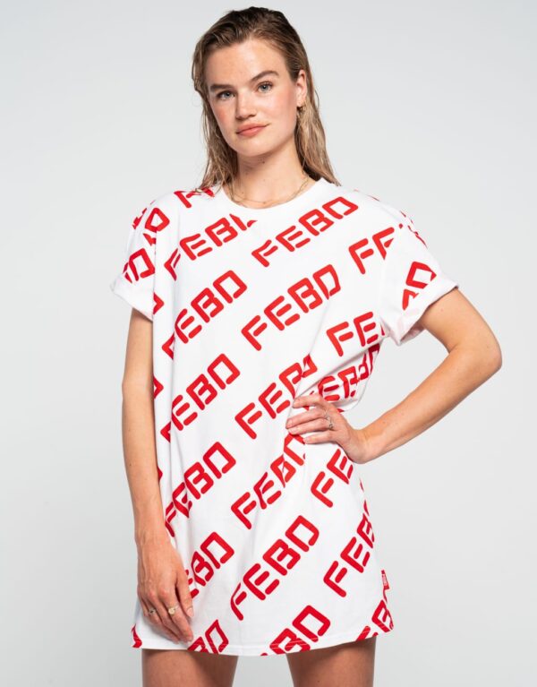 Het FEBO Snackshirt Wit - Afbeelding 2